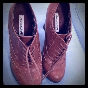 American Eagle Oxford Heeled Boot